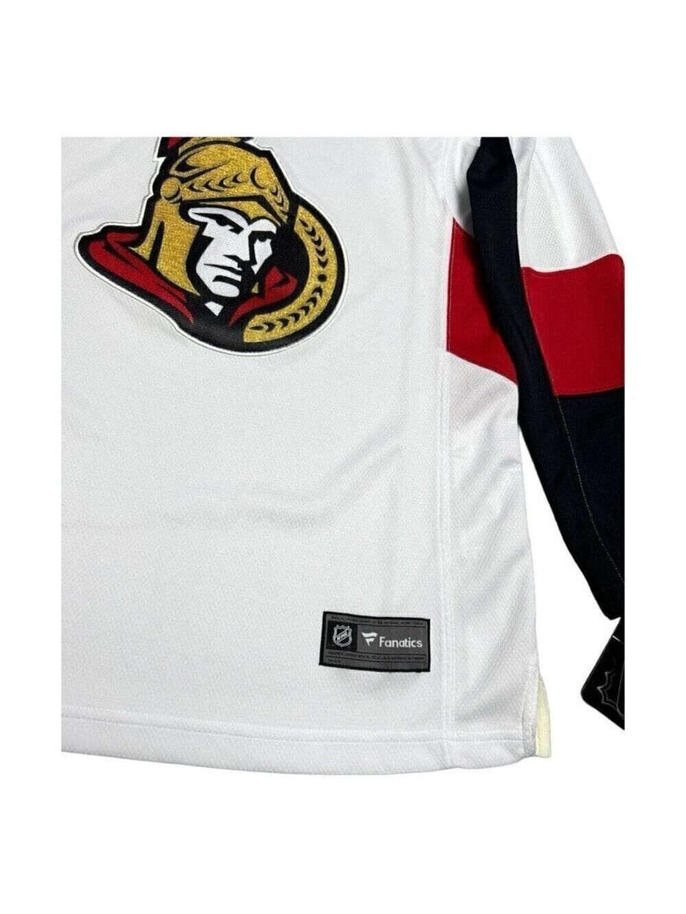 Womens Ottawa Senators Breakaway White NHL Away Hockey Jersey Medium NEW W TAGS - Picture 7 of 7